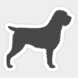 Wirehaired Pointing Griffon Silhouette Sticker